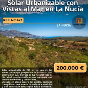 Solar en La Nucía. Ref.: NC423