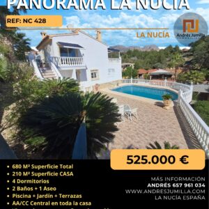 Chalet en La Nucía. Ref.: NC428