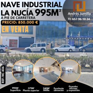 Nave industrial en La Nucía. NC406