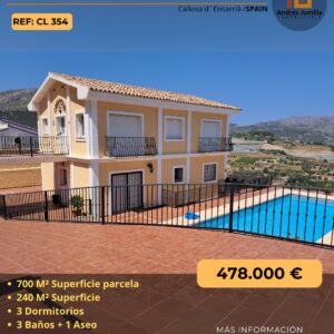 Chalet en Callosa. Ref.: CL354