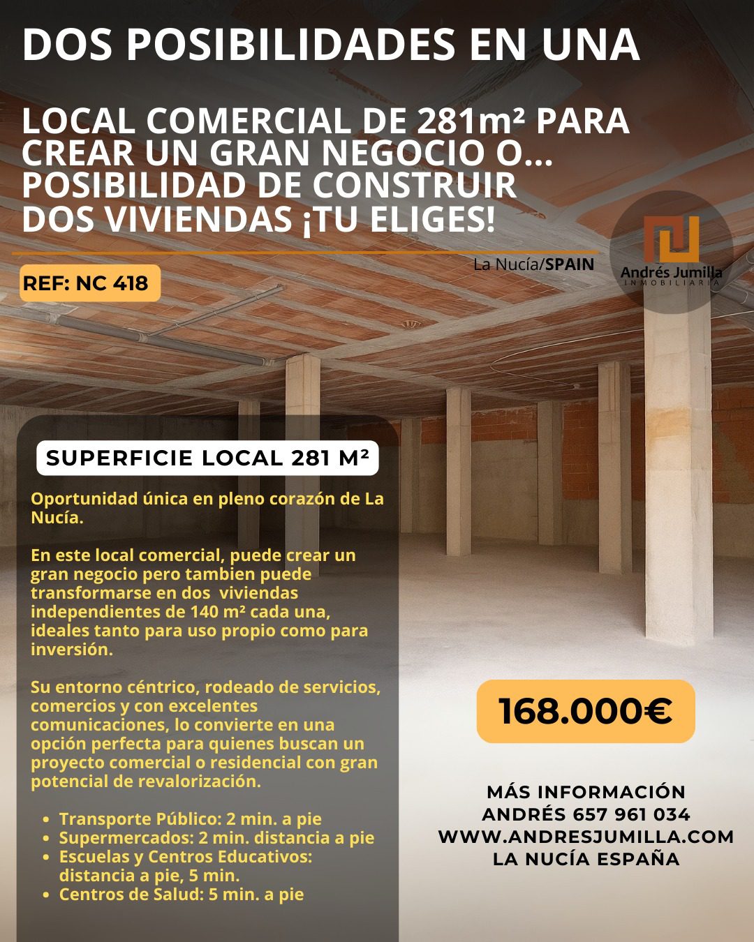 Local Comercial en La Nucía. NC418